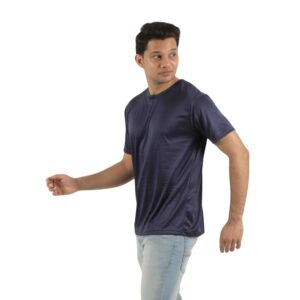 T Shirt Dri-Fit Half Sleeves Round Neck Plain